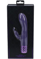 Royal Gems Monarch Rechargeable Silicone Vibrator - Purple