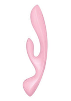 Satisfyer Triple Oh Rechargeable Silicone Dual Stimulating Vibrator