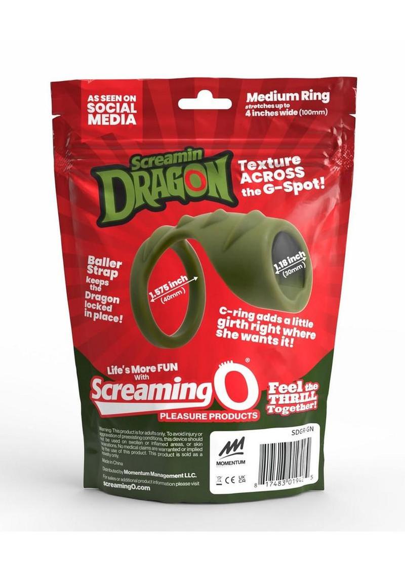 Screamin' Dragon Forest Dragon G-Spot Silicone Texture Ring