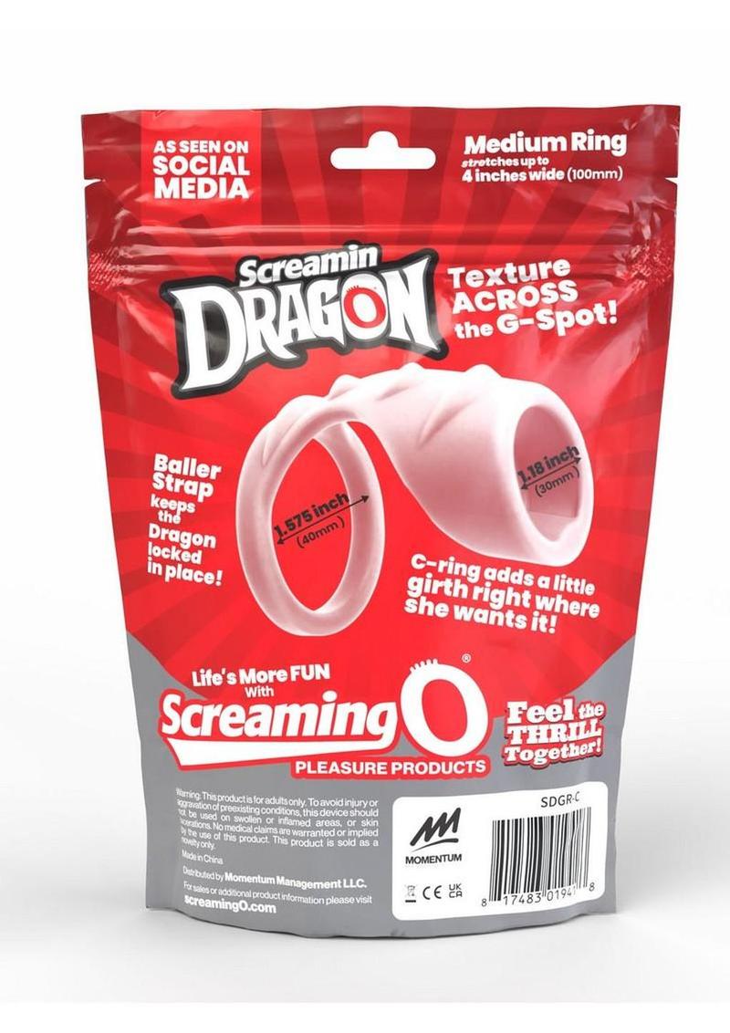 Screamin' Dragon Luck Dragon G-Spot Silicone Texture Ring