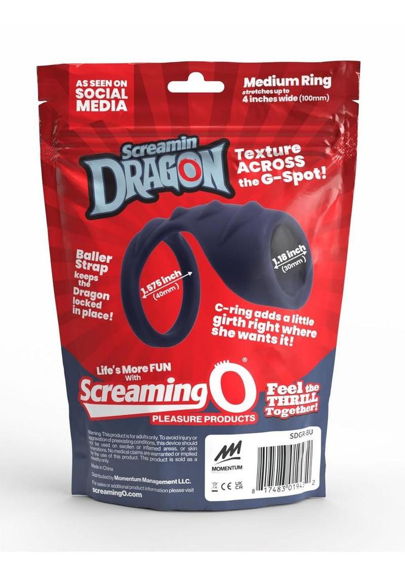 Screamin' Dragon Storm Dragon G-Spot Silicone Texture Ring