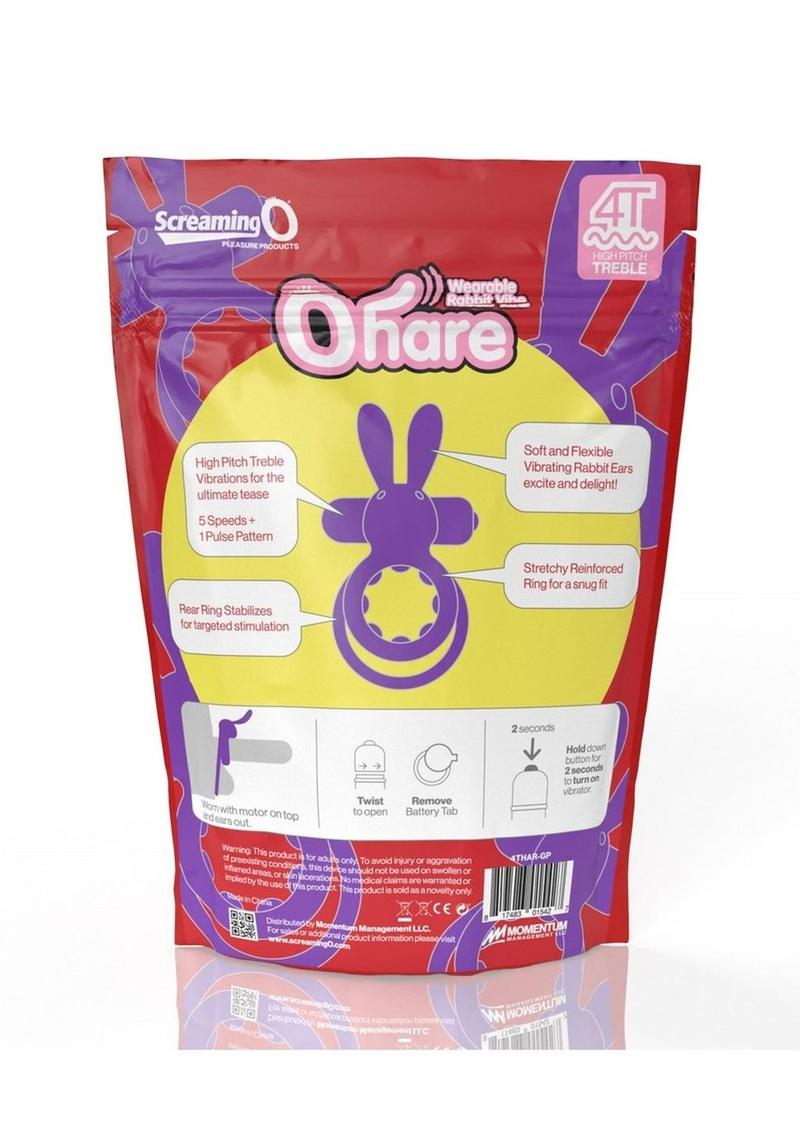 Screaming O 4t Ohare Vibrating Ring