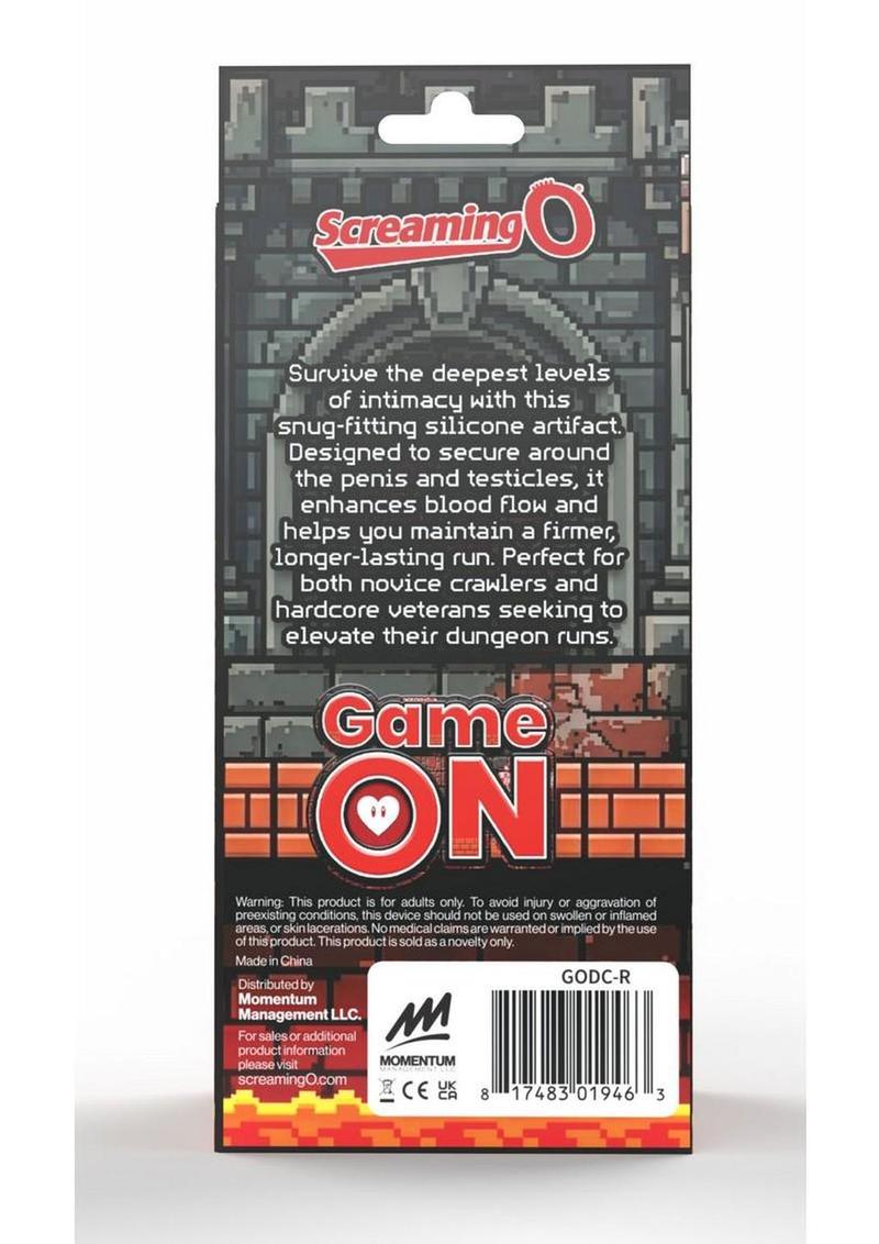 Screaming O Gameon D-Crawler Vibrating Rechargeable Silicone Ring