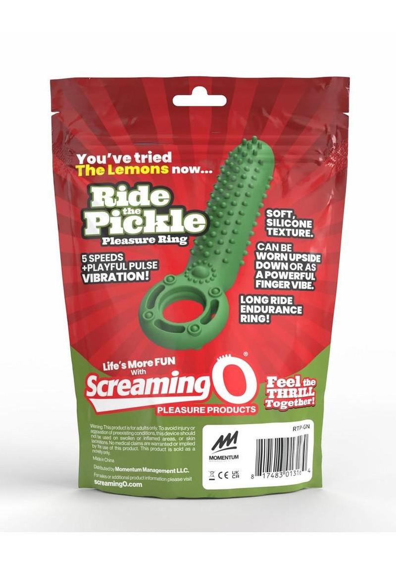 Screaming O Ride The Pickle Pleasure Ring
