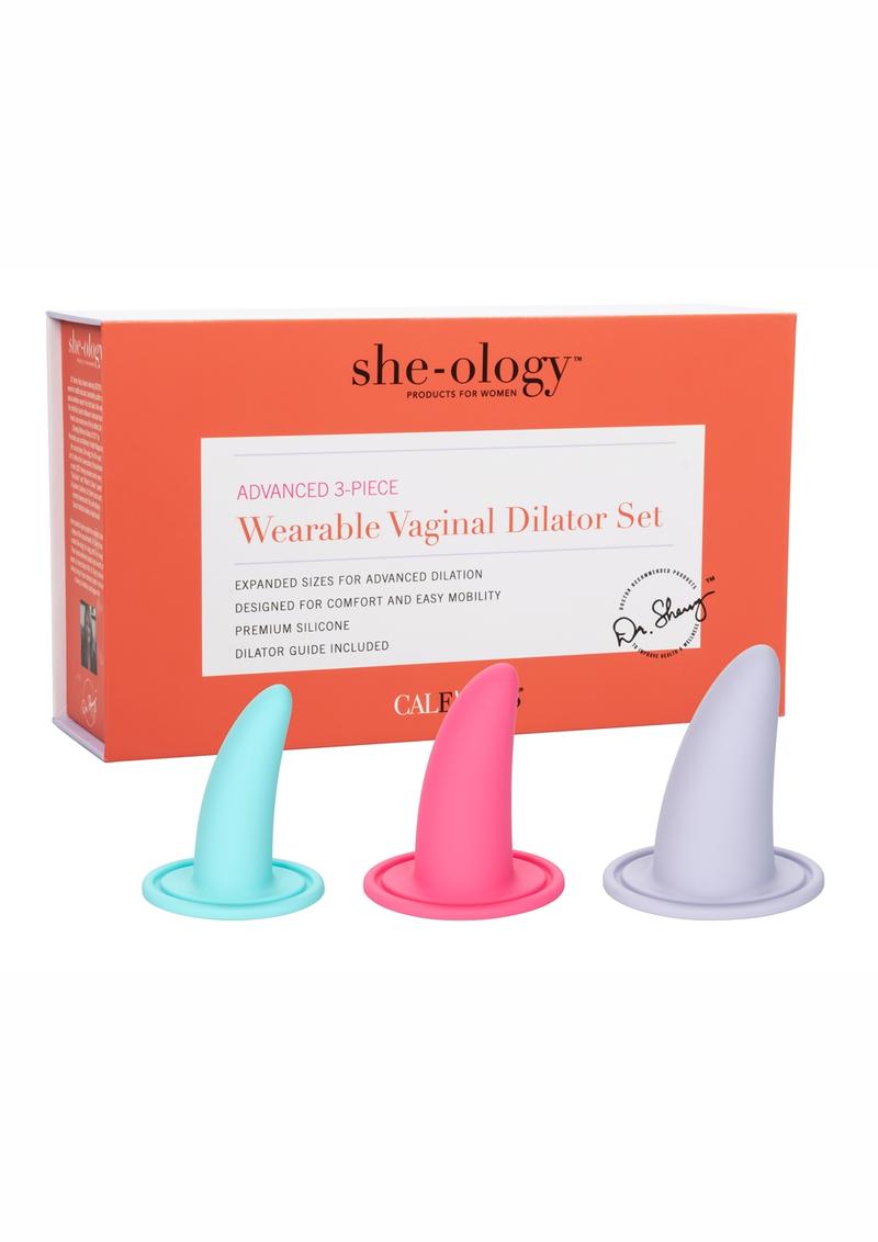 She-Ology Advanced 3pc Wearable Dilator - Multicolor - Set