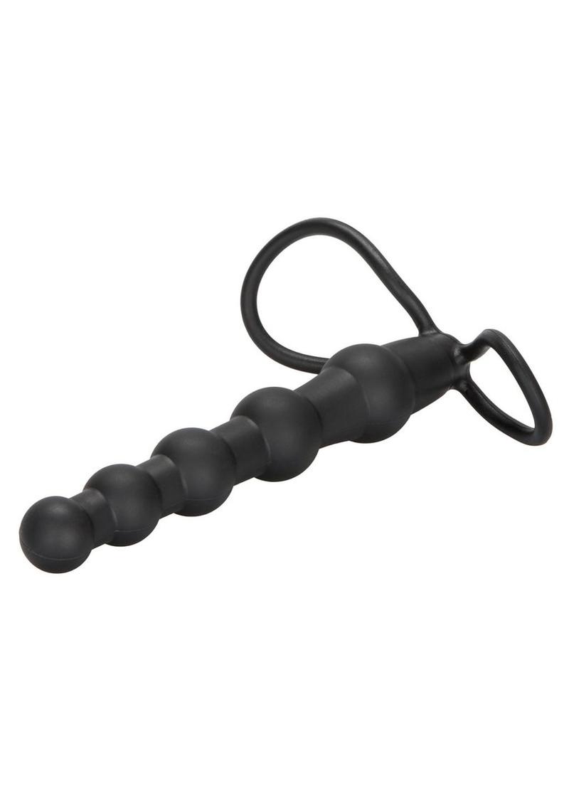 Silicone Beaded Double Rider Anal Probe Ring