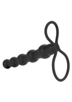 Silicone Beaded Double Rider Anal Probe Ring