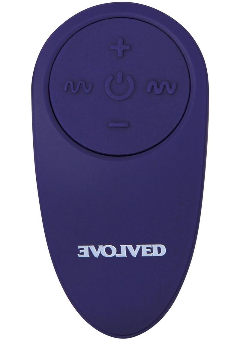 Smooshy Tooshy Rechargeable Silicone Plug with Remote Control