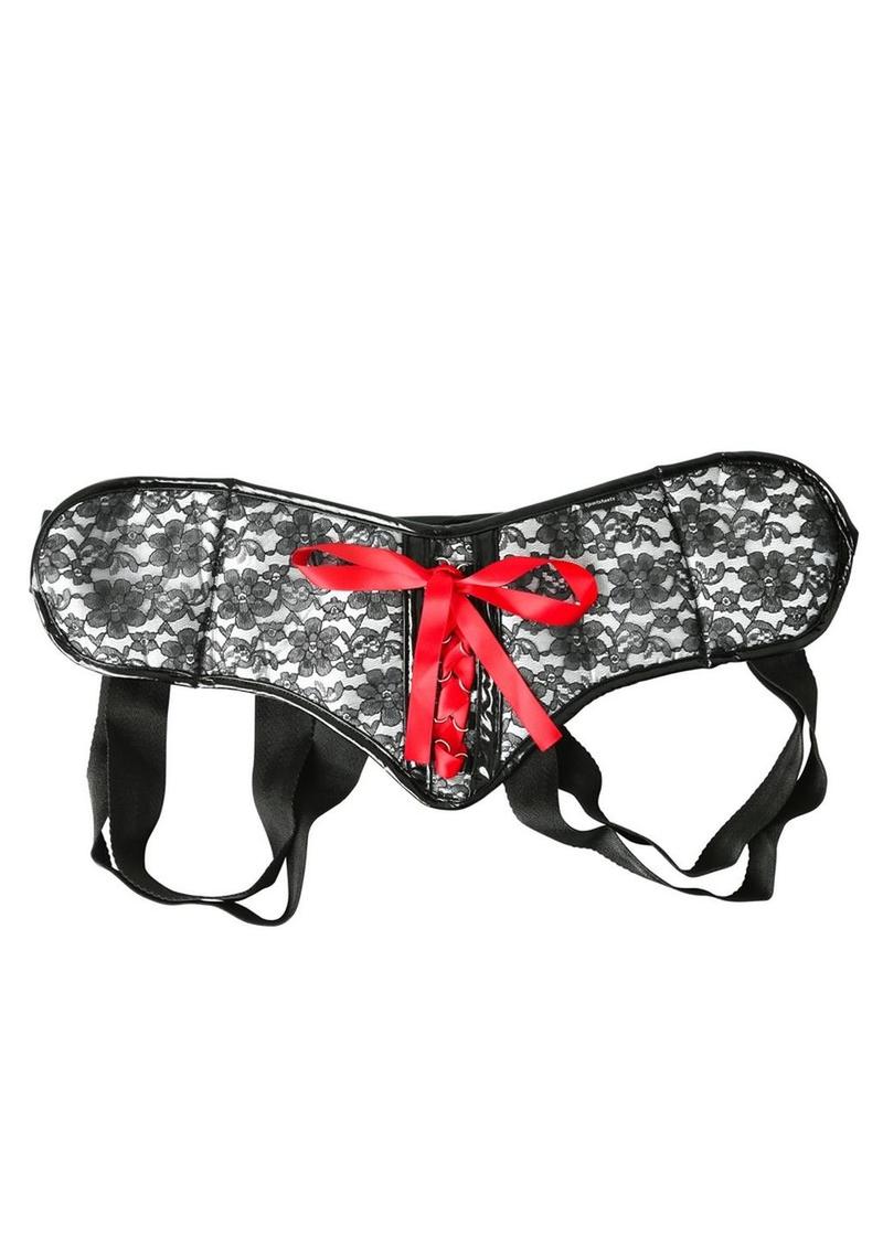 Sportsheets Curvy Collection Slate Lace Corsette Adjustable Harness