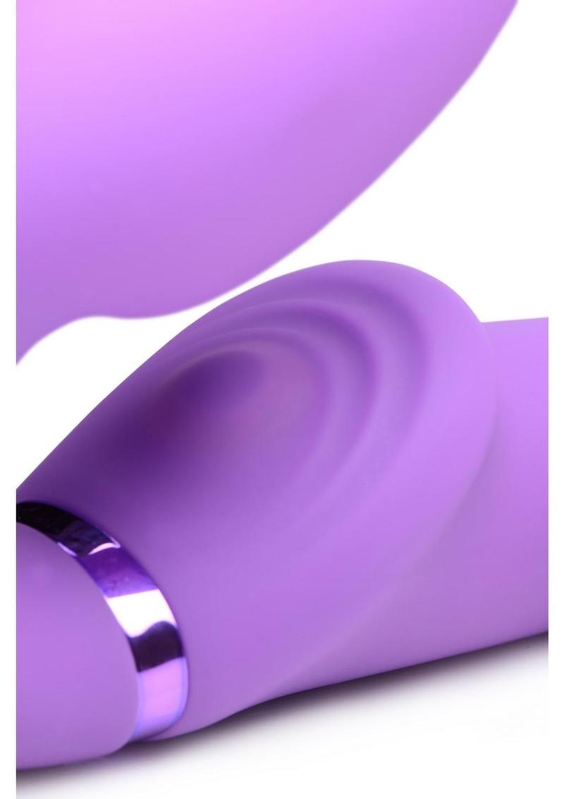 Strap U Ergo-Fit G-Pulse Silicone Rechargeable 10x Dual Insertable Strapless Harness with Remote Control