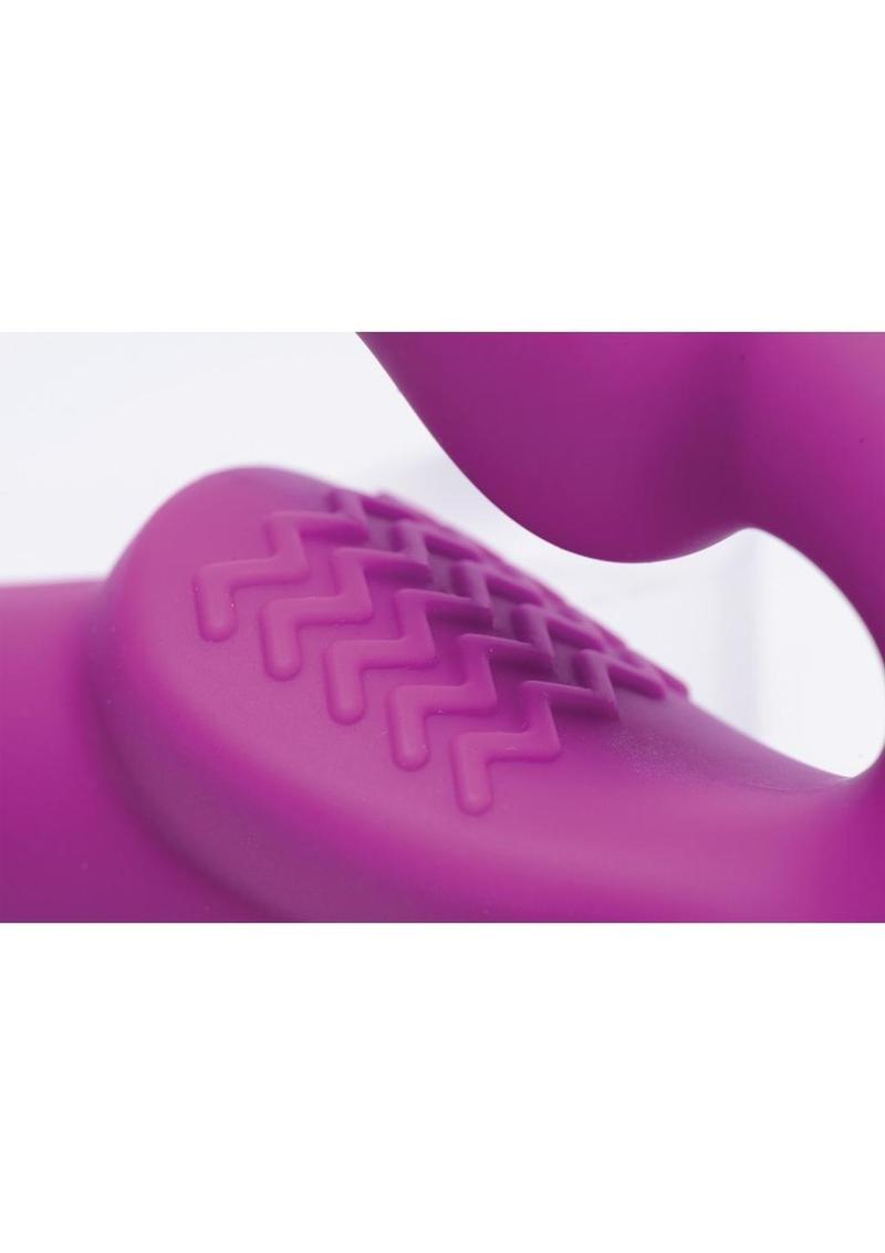 Strap U Evoke Vibrating Silicone Strapless Harness