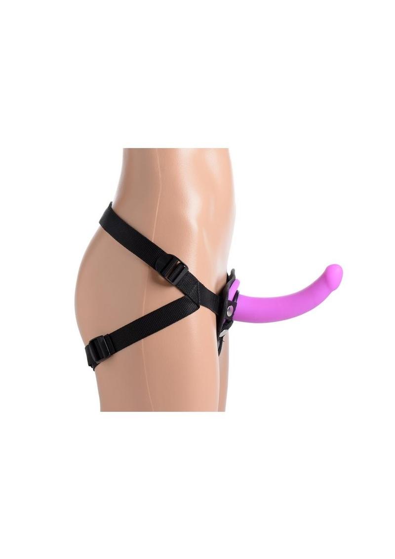 Strap U Navigator Silicone G-Spot 7in Insertable with Harness