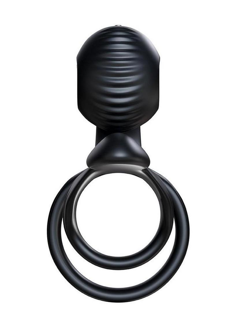 Svibe Snail Jovi Rechargeable Silicone Couples Ring with Remote Control