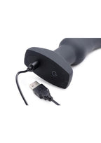Swell Inflatable Rechargeable Silicone Vibrating Curved Plug