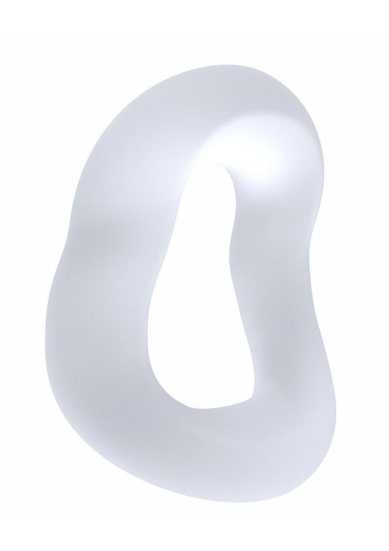 Screaming O SwingO Curve Reversible Silicone Ring - Clear