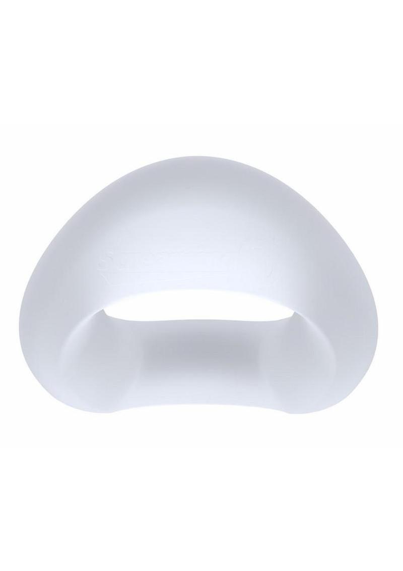 Screaming O SwingO Curve Reversible Silicone Ring - Clear