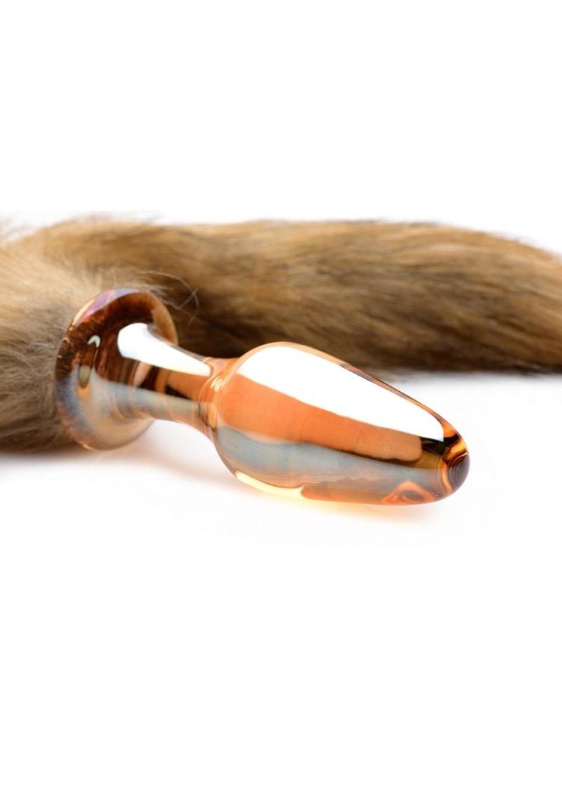 Tailz Fox Tail Glass Plug