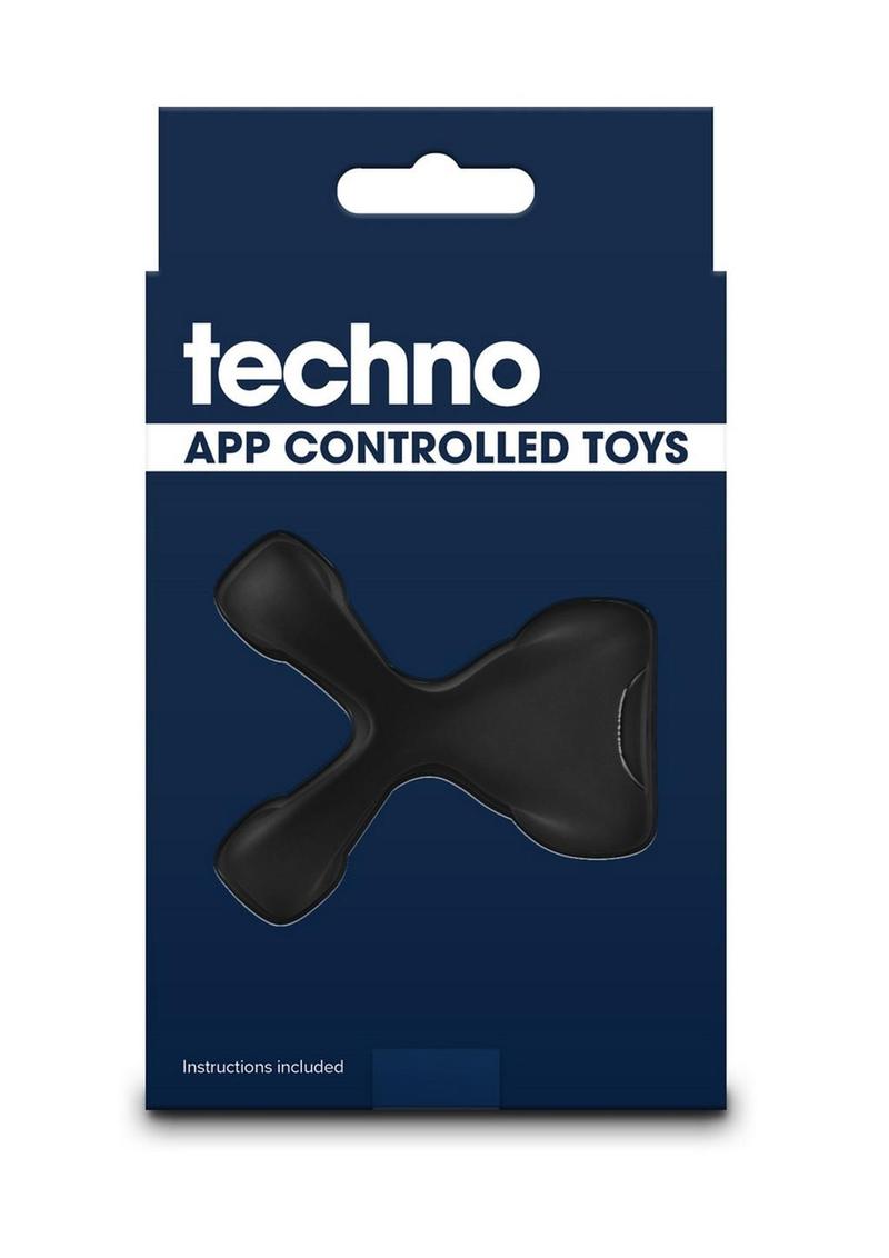 Techno Strobe Rechargeable Silicone App Compatible Ring