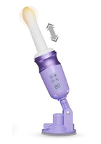 Temptasia Violet Vixen Rechargeable Silicone Thrusting Insertable Vibrator with Mount