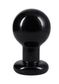 Doc Johnson Round Butt Plug - Black - Large