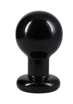Doc Johnson Round Butt Plug - Black - Large