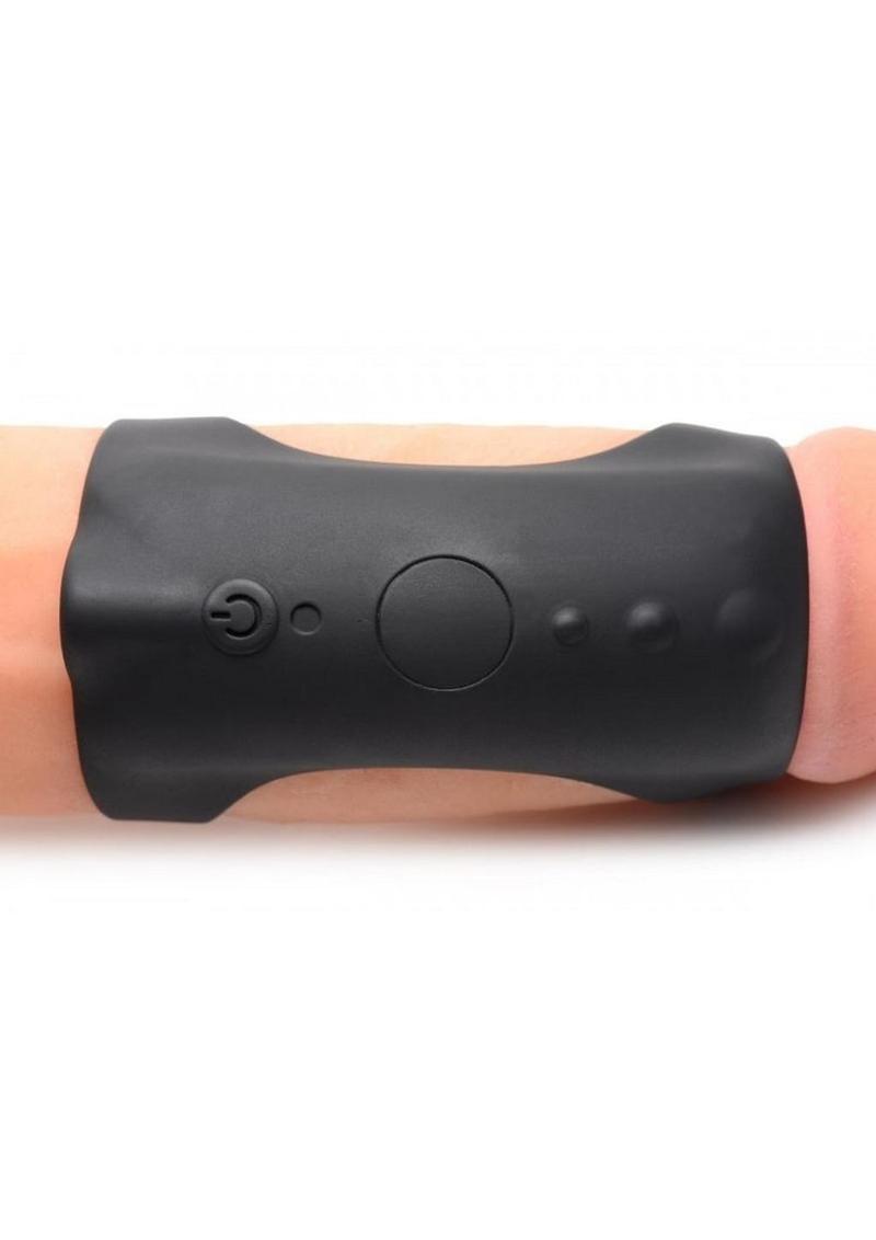 Trinity Men 7x G-Shaft Silicone Rechargeable Ring with Remote Control