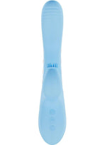Vive Andria Led Rechargeable Silicone Dual Motor G-Spot Vibrating and Tap Clitoral Stimulator