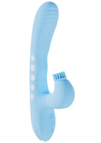 Vive Andria Led Rechargeable Silicone Dual Motor G-Spot Vibrating and Tap Clitoral Stimulator