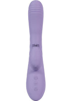 Vive Andria Led Rechargeable Silicone Dual Motor G-Spot Vibrating and Tap Clitoral Stimulator