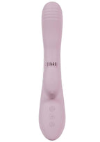 Vive Andria Led Rechargeable Silicone Dual Motor G-Spot Vibrating and Tap Clitoral Stimulator