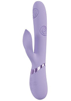 Vive Fronda Silicone Rechargeable Triple Motor G-Spot Vibrating and Tapping Leaf Clitoral Stimulator