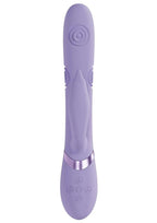 Vive Pallina Rechargeable Silicone Triple Motor G-Spot Vibrating and Tapping Beads Clitoral Stimulator