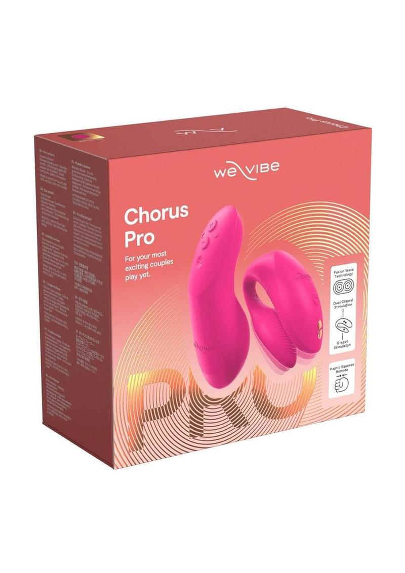 We-Vibe Chorus Rechargeable Silicone Couples Vibrator with Remote Control - Electric - Pink