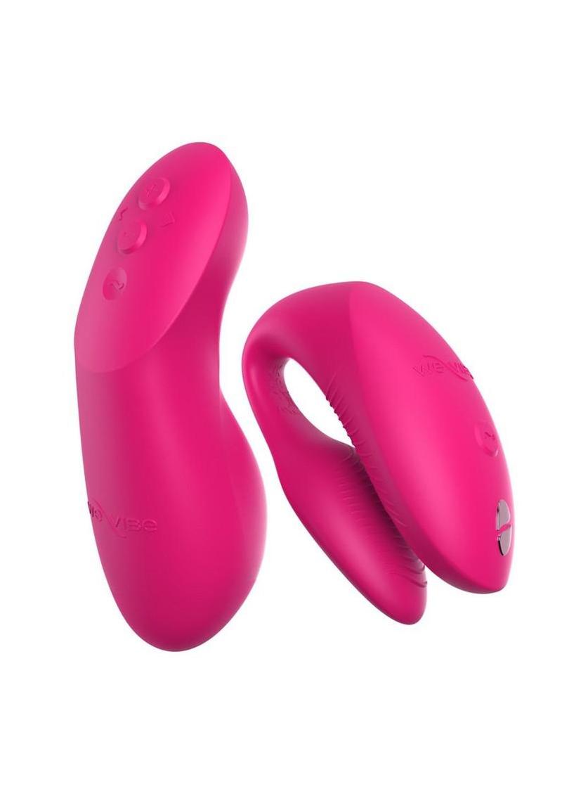 We-Vibe Chorus Rechargeable Silicone Couples Vibrator with Remote Control - Electric - Pink