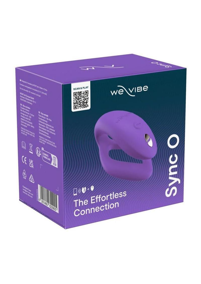 We-Vibe Sync O Rechargeable Silicone Couples Vibrator with Remote Control - Light - Purple