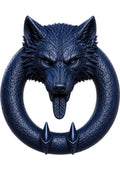 Wild Things Animal Rings Wear Wolf Rechargeable Silicone Vibrating Cock Ring - Navy