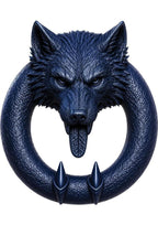 Wild Things Animal Rings Wear Wolf Rechargeable Silicone Vibrating Cock Ring - Navy
