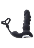Zero Tolerance Popping P-Spot Rechargeable Silicone Massager - Black