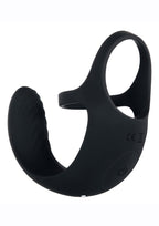 Zero Tolerance Vibrating Ball Cradle Silicone Rechargeable Ring with Remote Control