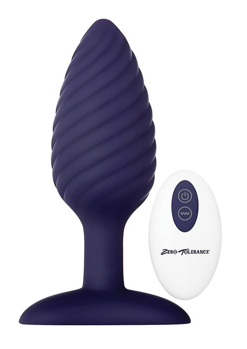 Zero Tolerance Wicked Twister Rechargeable Silicone Vibrating Plug